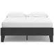 Socalle Matte Black Full Platform Bed