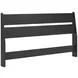 Socalle Matte Black Queen Panel Headboard