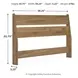 Deanlow Honey Full Panel Headboard