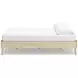 Cabinella Tan Queen Platform Bed with No Headboard