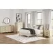 Cabinella Tan Full Platform Bed with No Headboard