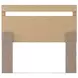 Flannia Warm Gray Full Panel Headboard
