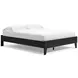 Finch Matte Black Queen Platform Bed