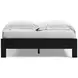 Finch Matte Black Queen Platform Bed