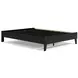 Finch Matte Black Queen Platform Bed