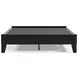 Finch Matte Black Queen Platform Bed