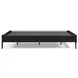 Finch Matte Black Queen Platform Bed