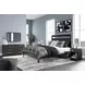 Finch Matte Black Queen Platform Bed