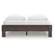 Calverson Mocha Platform Queen Bed
