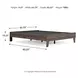 Calverson Mocha Platform Queen Bed