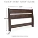 Calverson Mocha Full Panel Headboard