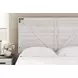 Shawburn Whitewash Queen Crossbuck Panel Headboard