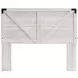 Shawburn Whitewash Queen Crossbuck Panel Headboard