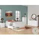 Onita White Platform Bedroom Set with 1 Side Storage