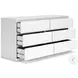 Onita White Platform Bedroom Set