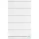 Onita White Platform Bedroom Set with 1 Side Storage