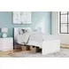 Onita White Twin Panel Headboard