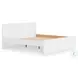 Onita White King Panel Bed
