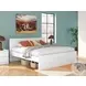 Onita White King Panel Bed