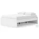 Onita White Platform Bedroom Set with 1 Side Storage