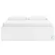 Onita White King Platform Bed with 2 Side Storage
