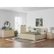 Onita Natural Panel Storage Platform Bedroom Set with 2 Drawers
