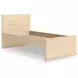 Onita Natural Twin Panel Platform Bed