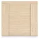 Onita Natural Twin Panel Platform Bed