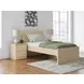 Onita Natural Twin Panel Platform Bed
