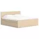 Onita Natural King Panel Platform Storage Bed with 2 Drawers