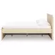 Onita Natural King Panel Platform Storage Bed with 2 Drawers