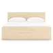 Onita Natural King Panel Platform Storage Bed with 4 Drawers