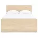 Onita Natural Full Panel Platform Bed