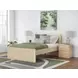 Onita Natural Full Panel Platform Bed