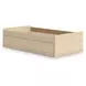 Onita Natural Youth Platform Storage Bedroom Set with 2 Drawers