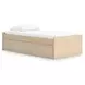 Onita Natural Youth Platform Storage Bedroom Set with 2 Drawers