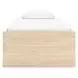 Onita Natural Youth Platform Storage Bedroom Set with 2 Drawers