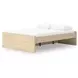 Onita Natural Queen Platform Storage Bed with 4 Drawers