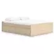 Onita Natural Queen Platform Storage Bed with 4 Drawers