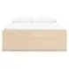 Onita Natural Queen Platform Storage Bed with 4 Drawers