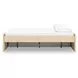 Onita Natural Queen Platform Storage Bed with 4 Drawers