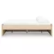 Onita Natural King Platform Storage Bed with 2 Drawers