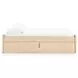 Onita Natural King Platform Storage Bed with 2 Drawers
