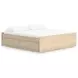 Onita Natural King Platform Storage Bed with 4 Drawers