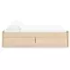 Onita Natural King Platform Storage Bed with 4 Drawers