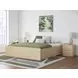 Onita Natural King Platform Storage Bed with 4 Drawers