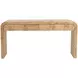 Rowindra Natural Rectangular Console Table with 2 Drawers