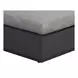 Tavira Lanikai Salt and Pepper Performance Fabric Upholstered Outdoor 82" Chaise Lounger