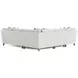 Mila Beige 4 Piece Modular Sectional with Pillows