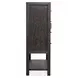 Plum Creek Ravenwood Black 4 Drawer Door Chest